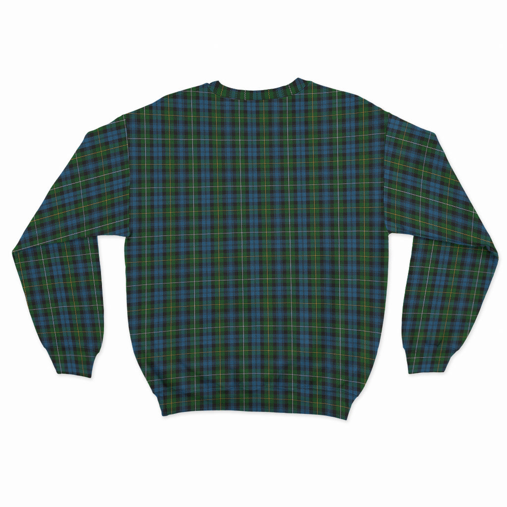 Campbell of Argyll #02 Tartan Sweatshirt with Family Crest - Tartan Vibes Clothing