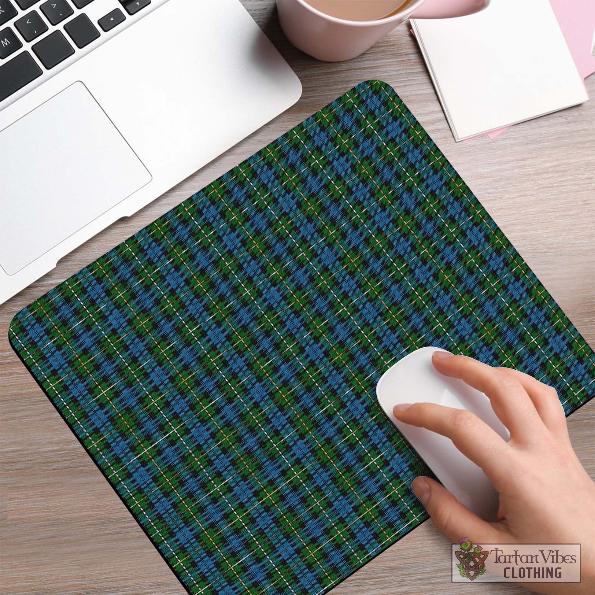 Tartan Vibes Clothing Campbell of Argyll #02 Tartan Mouse Pad