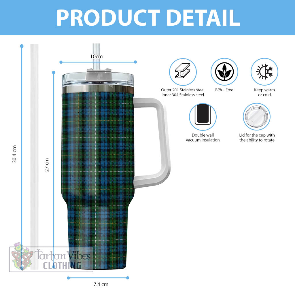 Tartan Vibes Clothing Campbell of Argyll #02 Tartan Tumbler with Handle