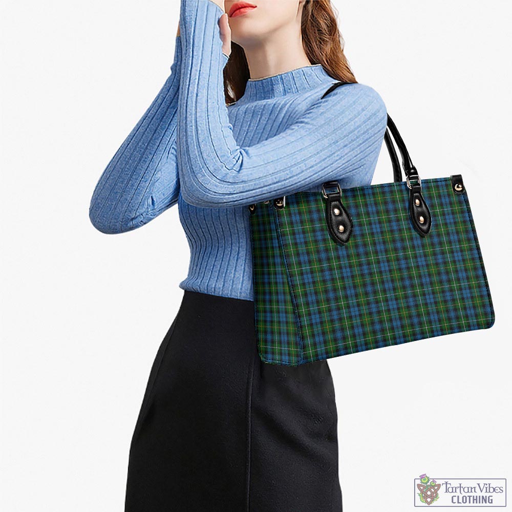 Tartan Vibes Clothing Campbell of Argyll #02 Tartan Luxury Leather Handbags