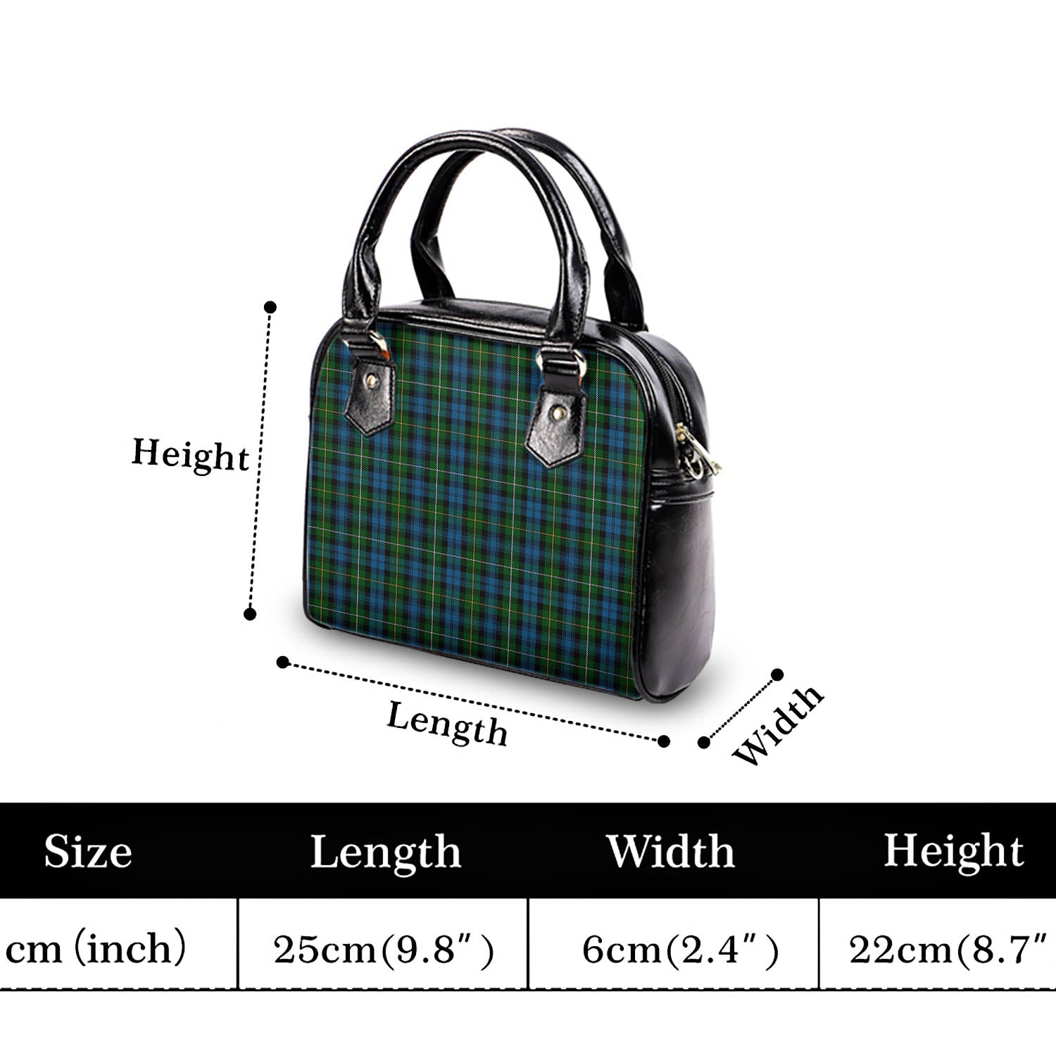 Campbell of Argyll #02 Tartan Shoulder Handbags - Tartanvibesclothing Shop