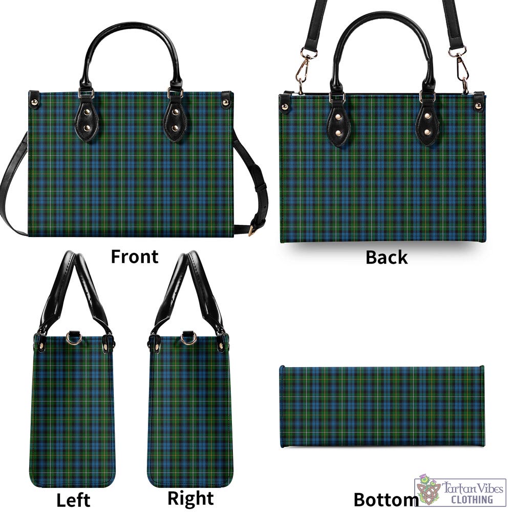 Tartan Vibes Clothing Campbell of Argyll #02 Tartan Luxury Leather Handbags