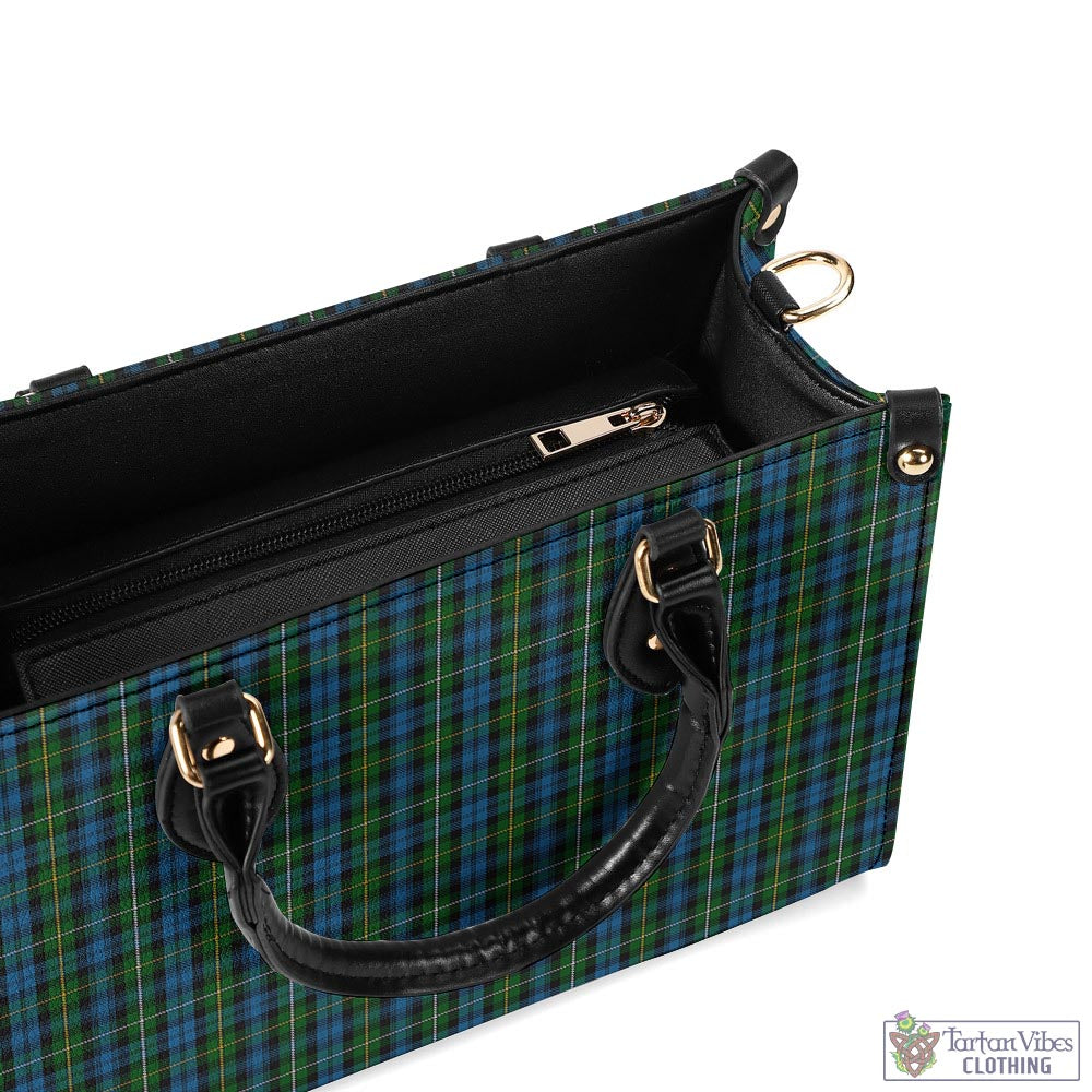 Tartan Vibes Clothing Campbell of Argyll #02 Tartan Luxury Leather Handbags