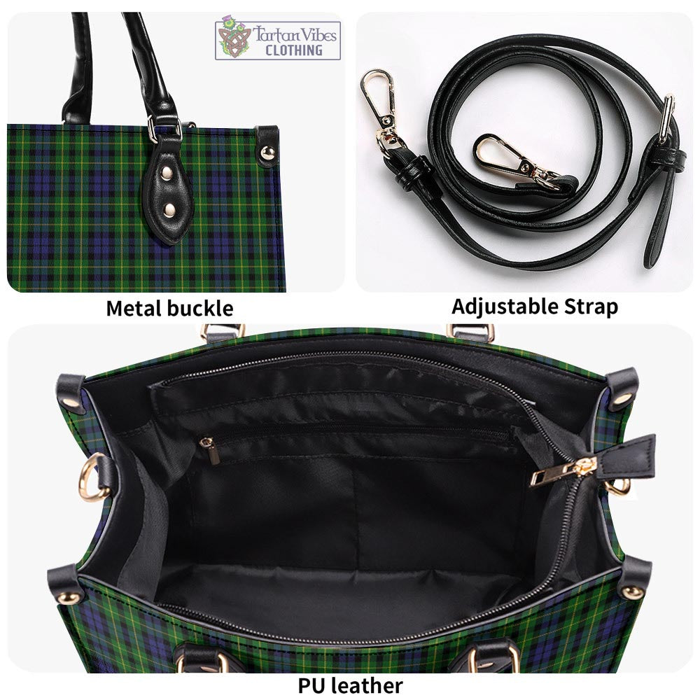 Tartan Vibes Clothing Campbell of Breadalbane Tartan Luxury Leather Handbags