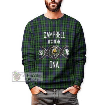 Campbell of Breadalbane Tartan Sweatshirt with Family Crest DNA In Me Style