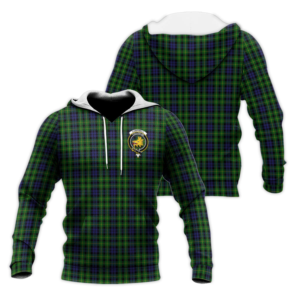 campbell-of-breadalbane-tartan-knitted-hoodie-with-family-crest