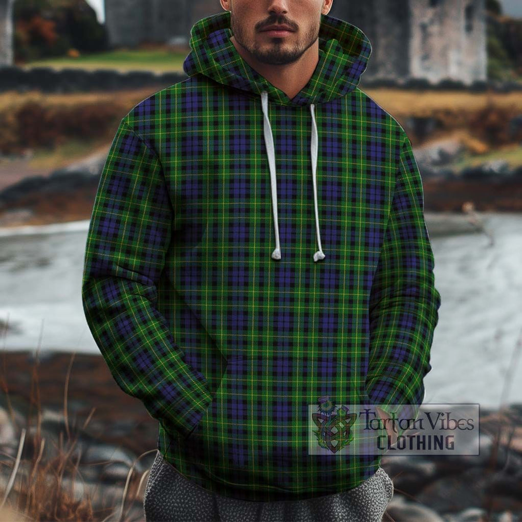 Campbell of Breadalbane Tartan Cotton Hoodie Pullover Hoodie XS - Tartan Vibes Clothing