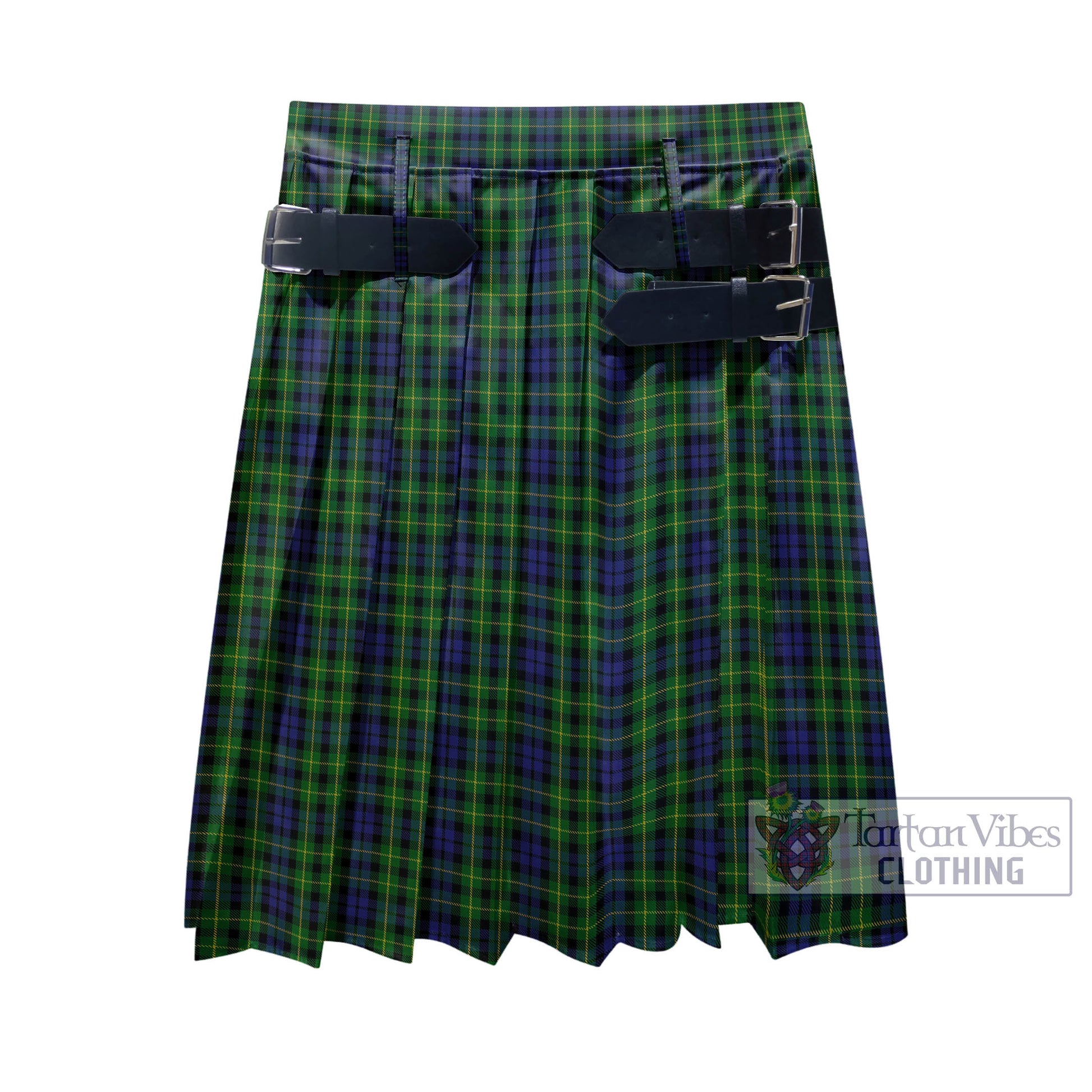 Tartan Vibes Clothing Campbell of Breadalbane Tartan Men's Pleated Skirt - Fashion Casual Retro Scottish Style