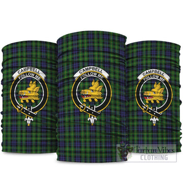 Campbell of Breadalbane Tartan Neck Gaiters, Tartan Bandanas, Tartan Head Band with Family Crest