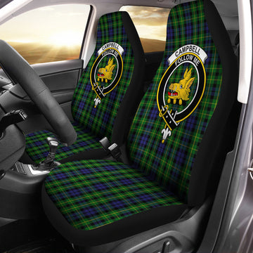 Campbell of Breadalbane Tartan Car Seat Cover with Family Crest