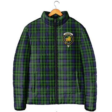 Campbell of Breadalbane Tartan Padded Jacket with Family Crest