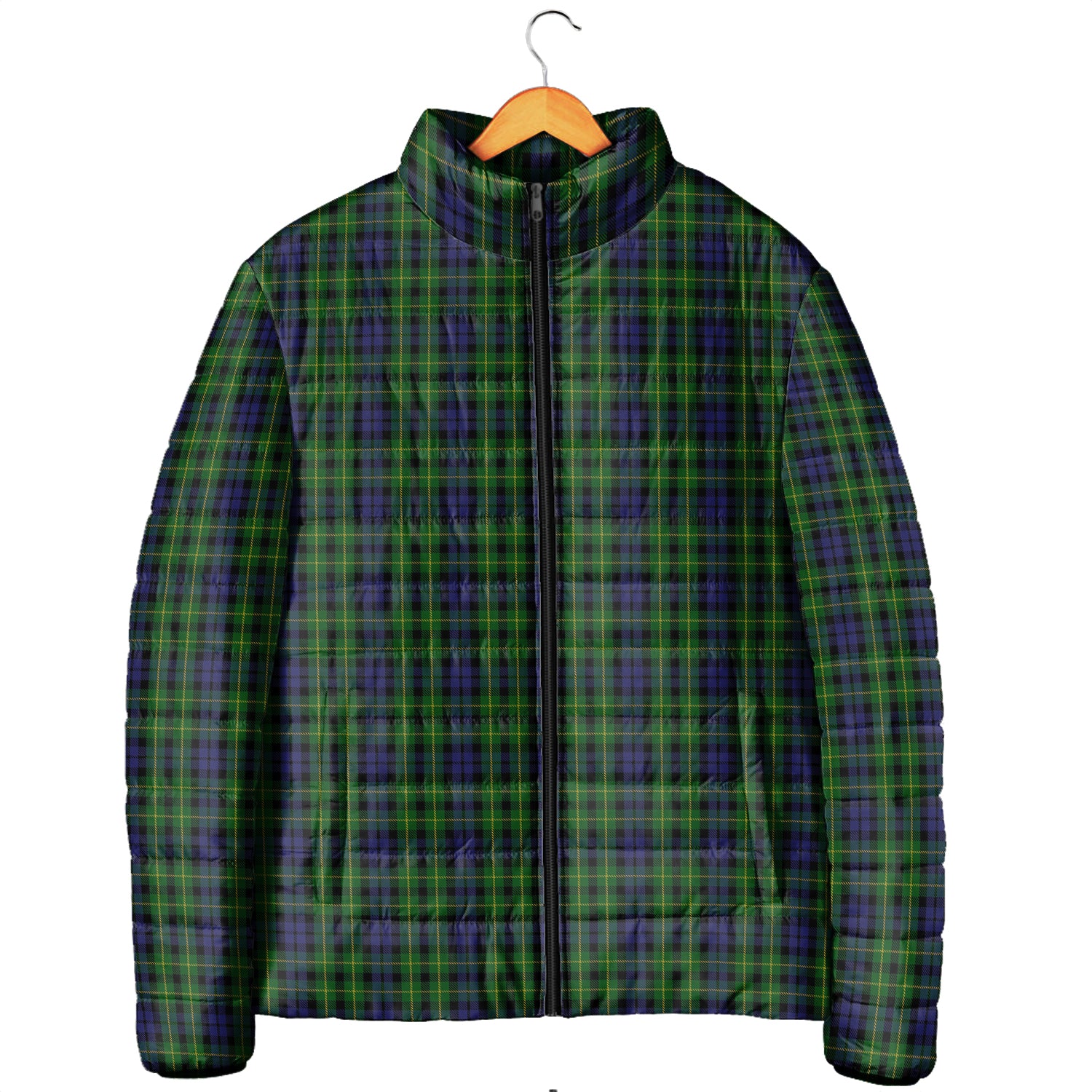 Campbell of Breadalbane Tartan Padded Jacket Men's Padded Jacket - Tartan Vibes Clothing