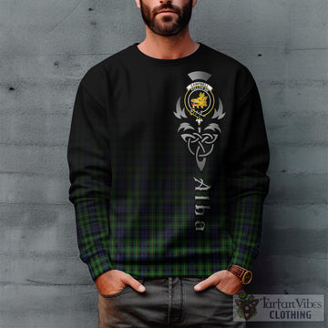 Campbell of Breadalbane Tartan Sweatshirt Featuring Alba Gu Brath Family Crest Celtic Inspired