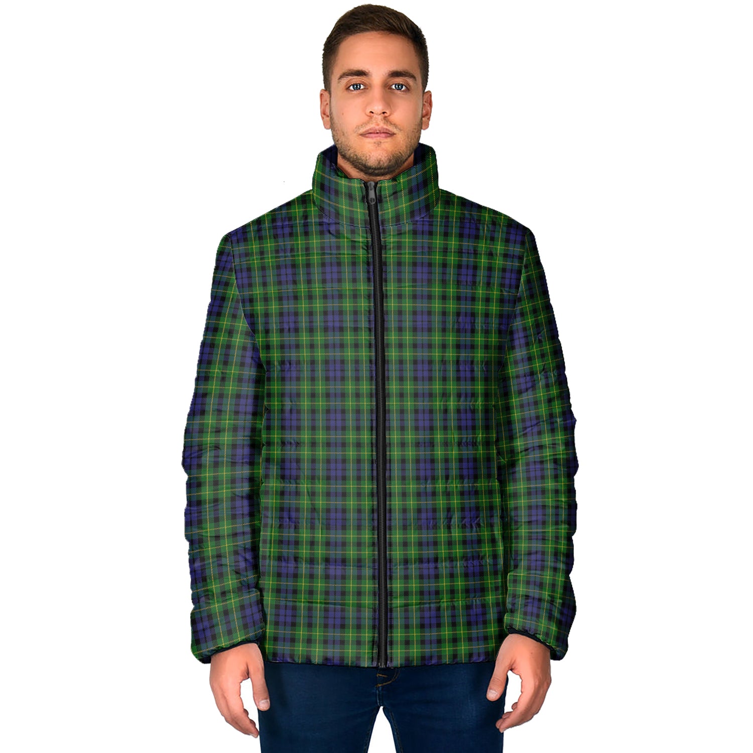 Campbell of Breadalbane Tartan Padded Jacket - Tartan Vibes Clothing