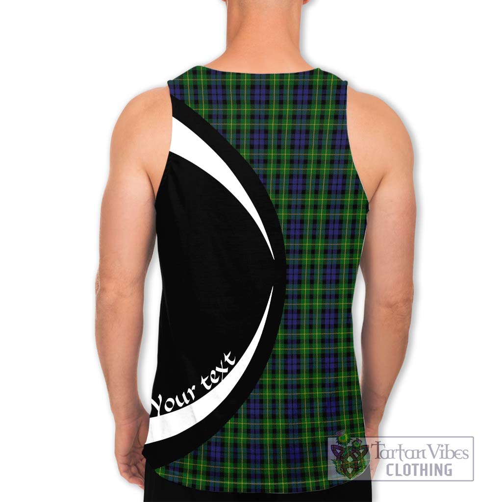 Campbell of Breadalbane Tartan Men's Tank Top with Family Crest Circle Style - Tartan Vibes Clothing