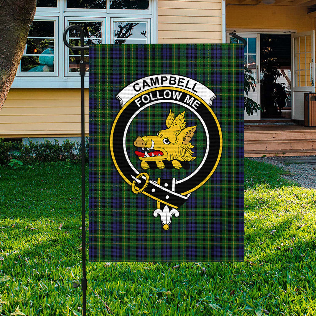 Campbell of Breadalbane Tartan Flag with Family Crest - Tartan Vibes Clothing