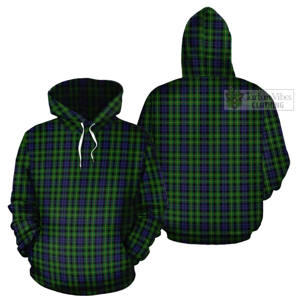 Campbell of Breadalbane Tartan Cotton Hoodie Pullover Hoodie - Tartan Vibes Clothing