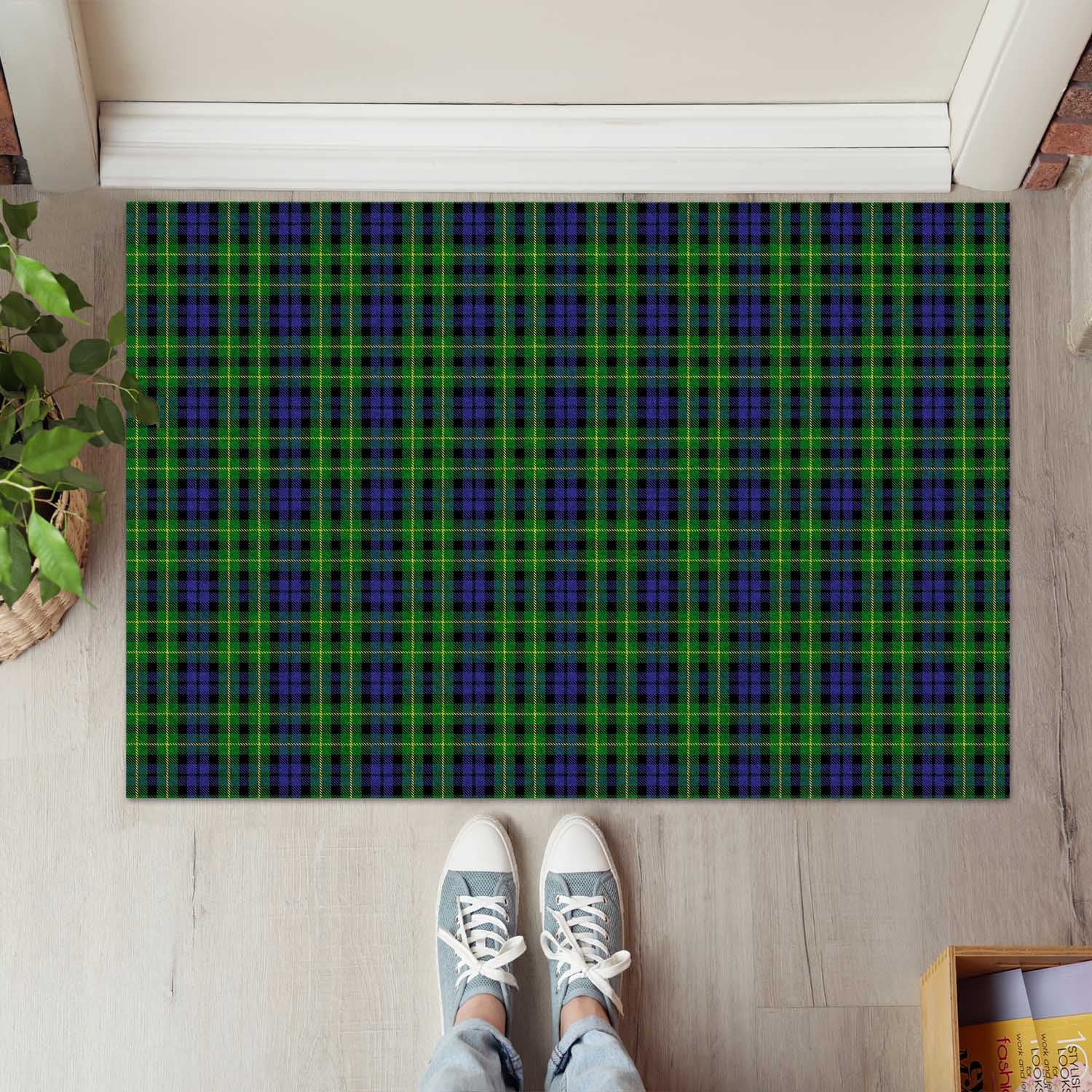 Campbell of Breadalbane Tartan Door Mat - Tartanvibesclothing