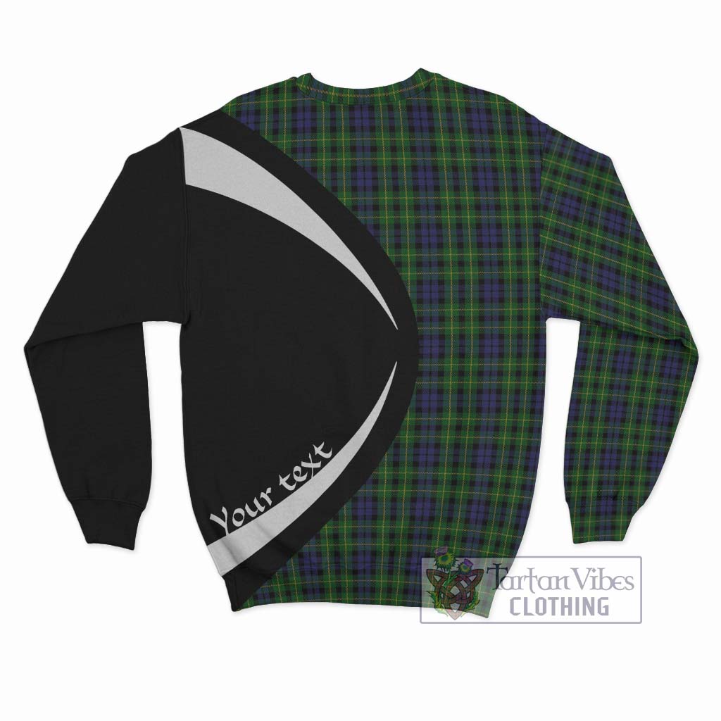 Campbell of Breadalbane Tartan Sweatshirt with Family Crest Circle Style - Tartan Vibes Clothing