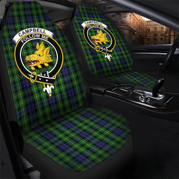 Campbell of Breadalbane Tartan Car Seat Cover with Family Crest