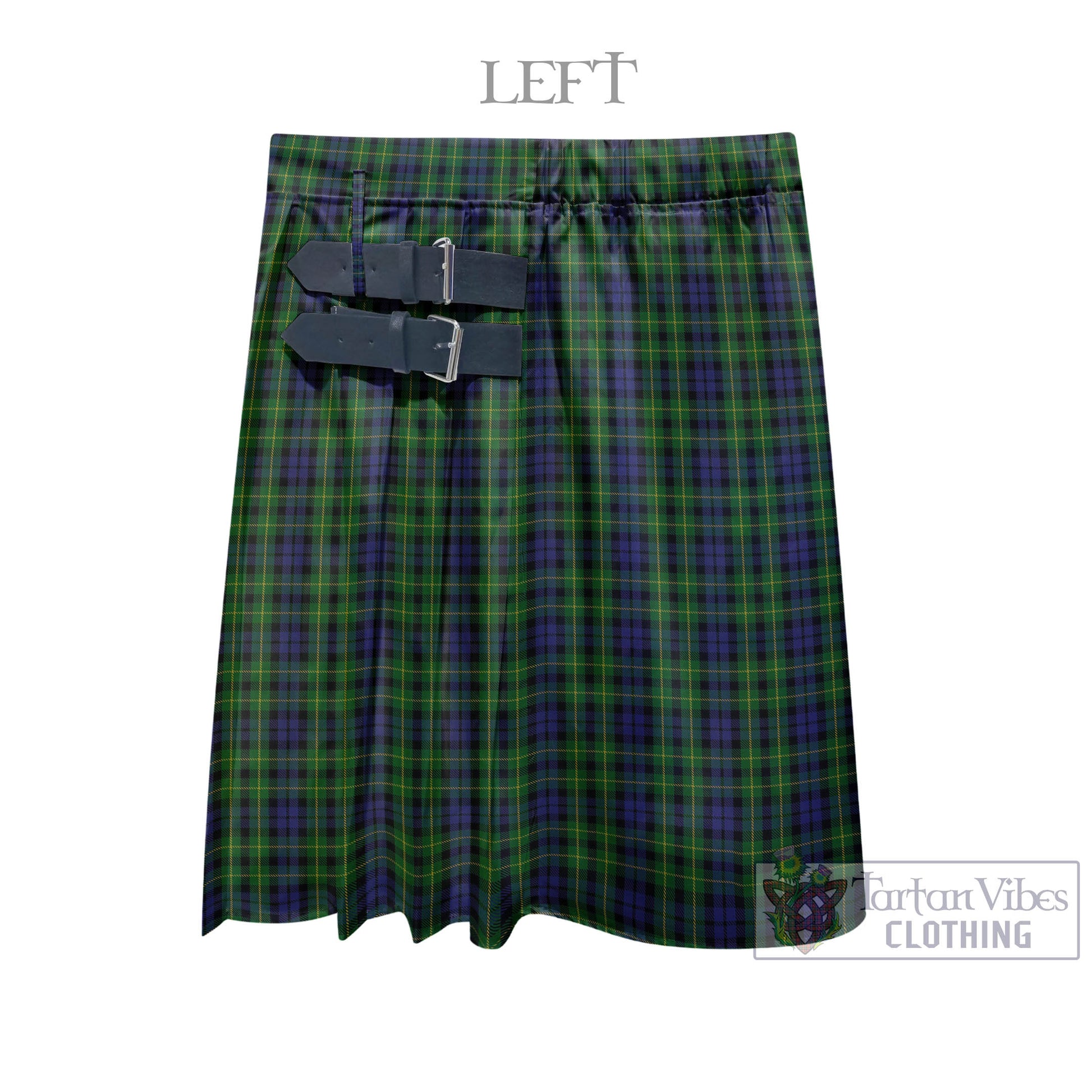 Tartan Vibes Clothing Campbell of Breadalbane Tartan Men's Pleated Skirt - Fashion Casual Retro Scottish Style