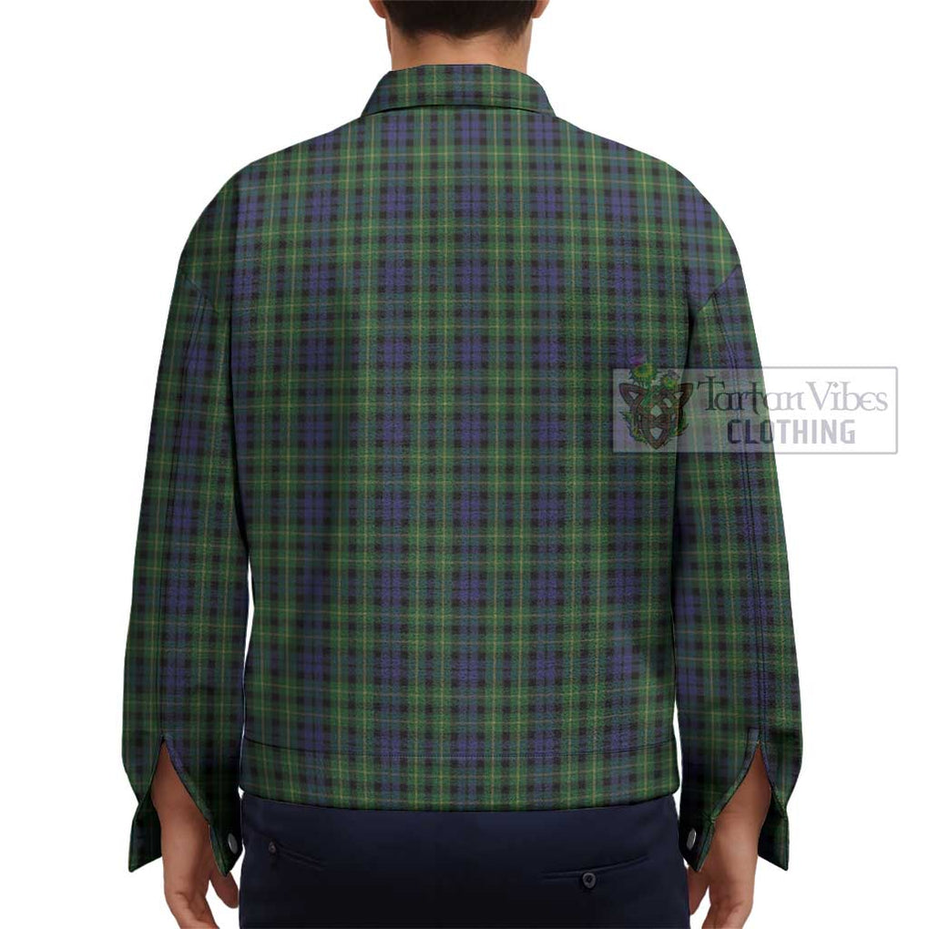 Campbell of Breadalbane Tartan Unisex Lapel Cotton Jacket - Tartan Vibes Clothing