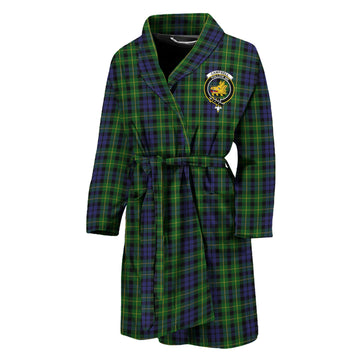 Campbell of Breadalbane Tartan Bathrobe with Family Crest