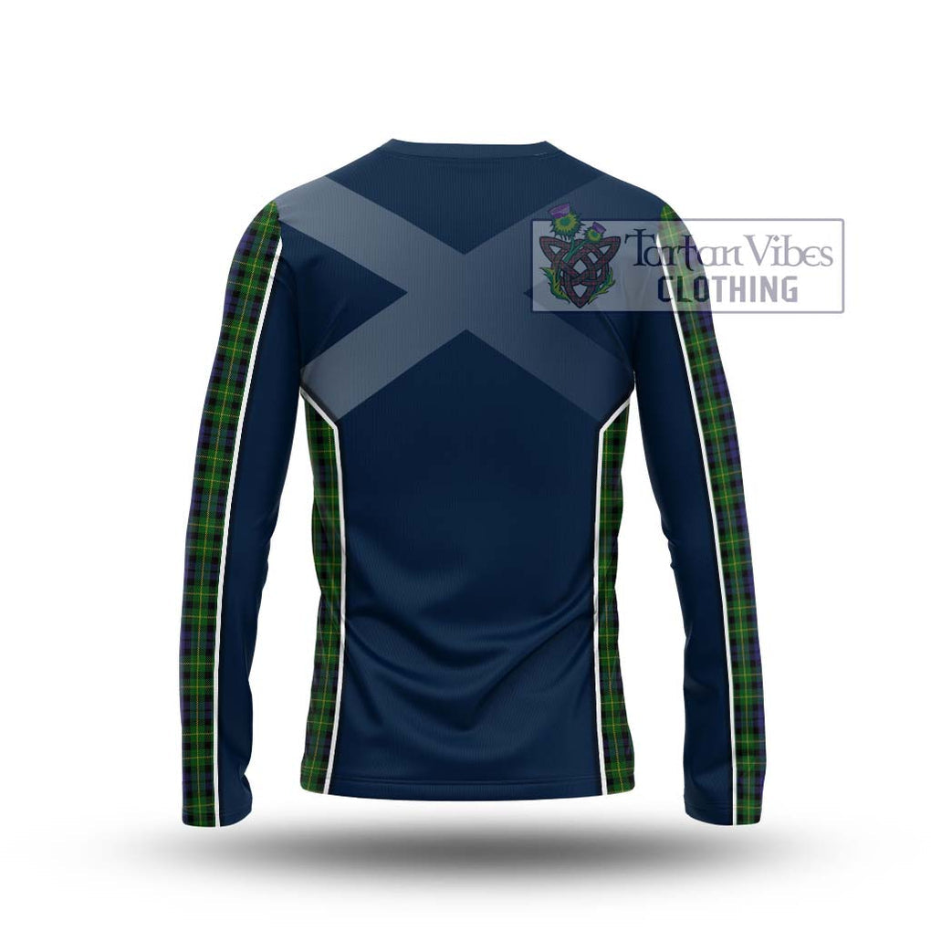 Campbell of Breadalbane Tartan Long Sleeve T-Shirt with Family Crest and Lion Rampant Vibes Sport Style - Tartan Vibes Clothing