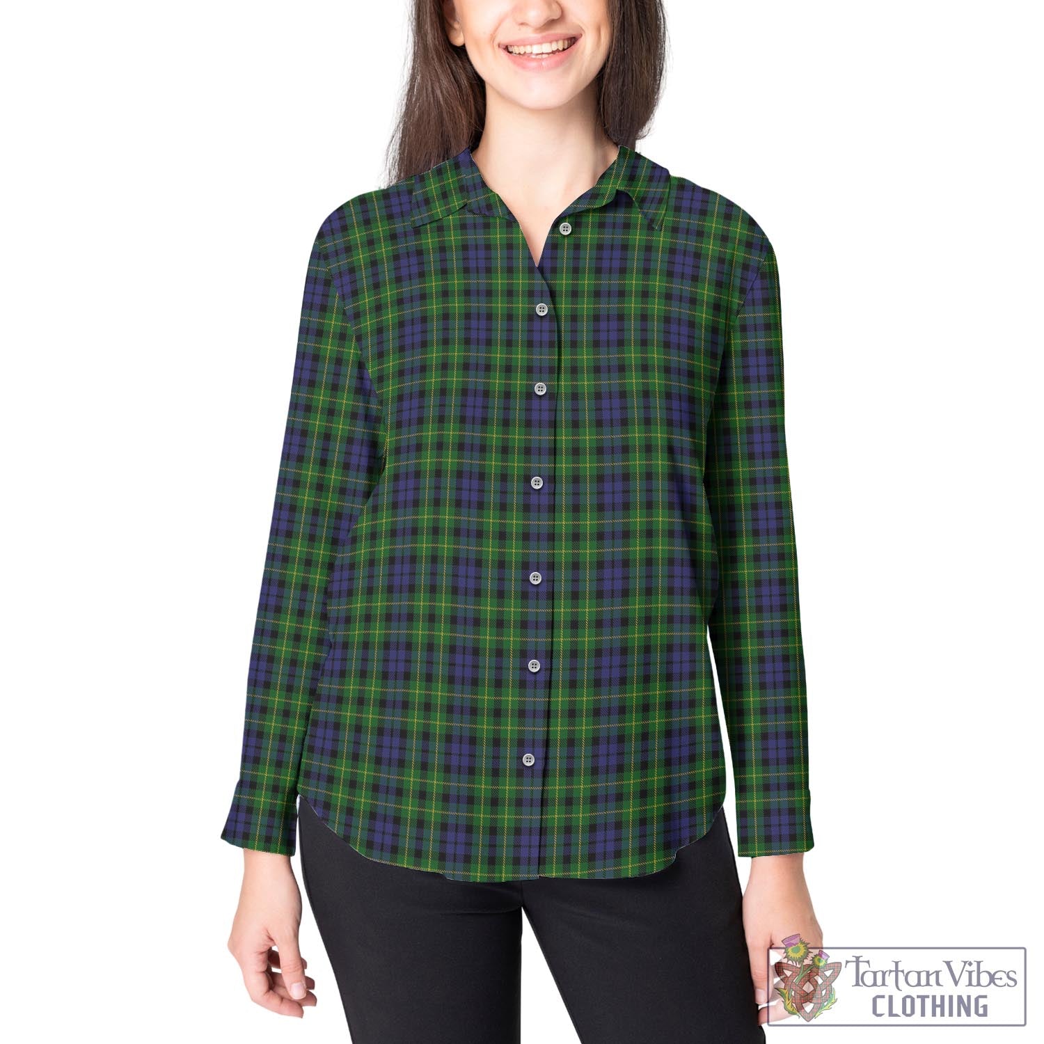 Campbell of Breadalbane Tartan Womens Casual Shirt