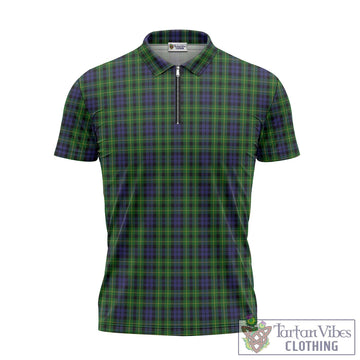 Campbell of Breadalbane Tartan Zipper Polo Shirt