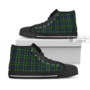 Campbell of Breadalbane Tartan High Top Shoes