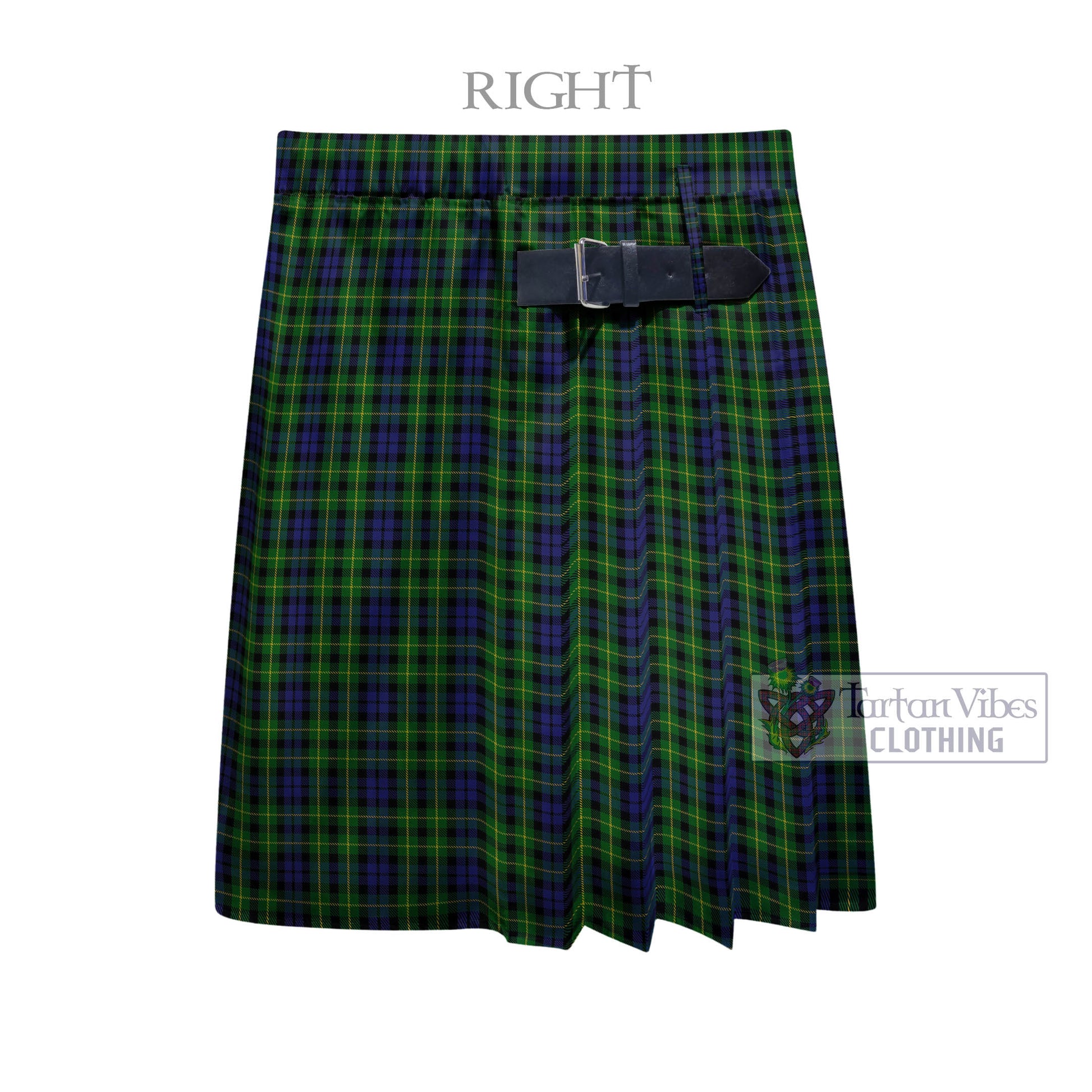 Tartan Vibes Clothing Campbell of Breadalbane Tartan Men's Pleated Skirt - Fashion Casual Retro Scottish Style