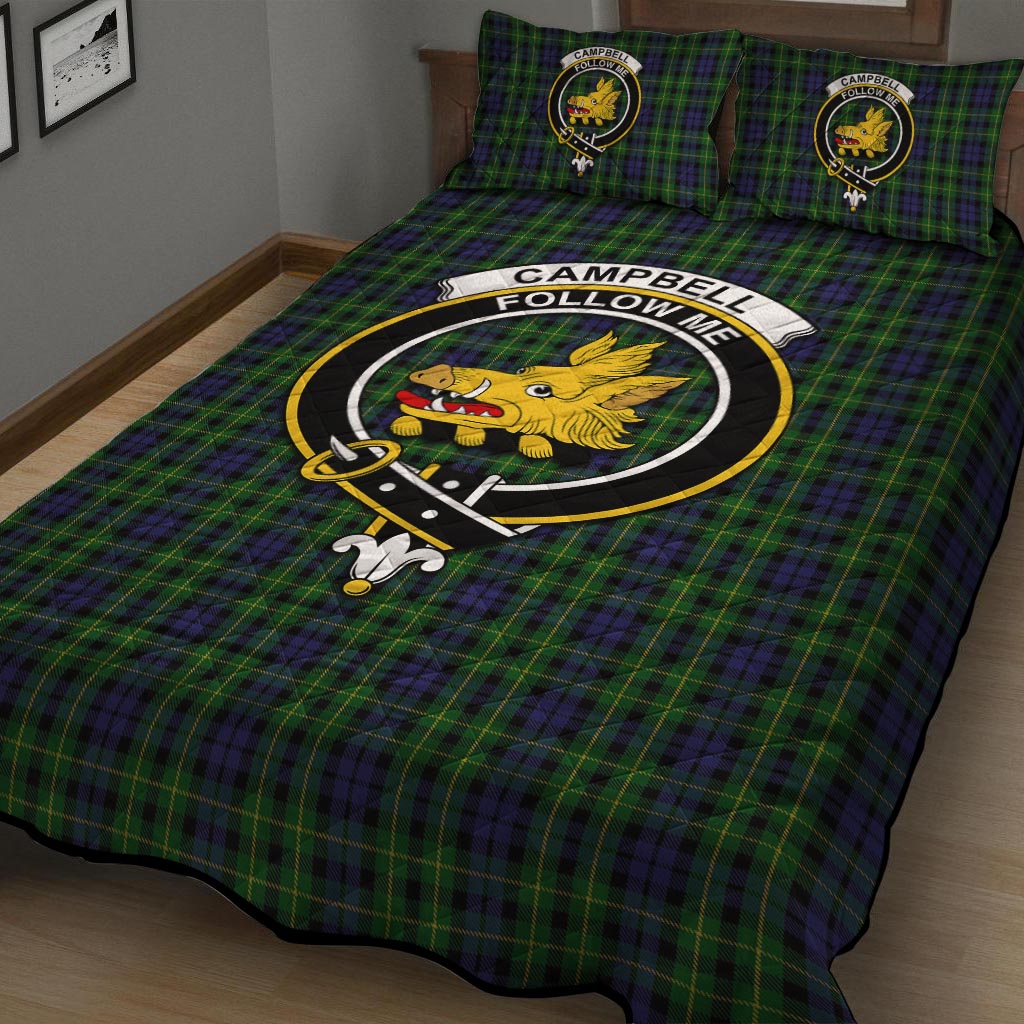 Campbell of Breadalbane Tartan Quilt Bed Set with Family Crest - Tartan Vibes Clothing