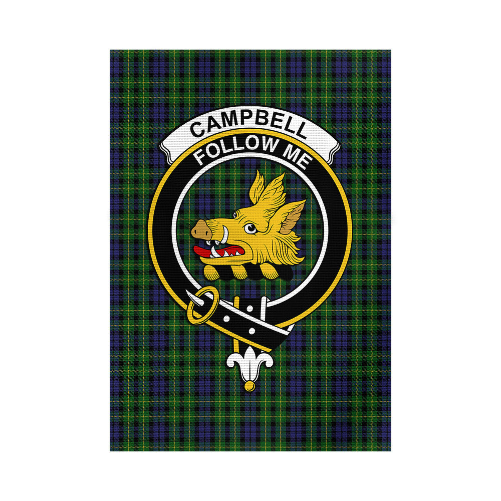 Campbell of Breadalbane Tartan Flag with Family Crest - Tartan Vibes Clothing