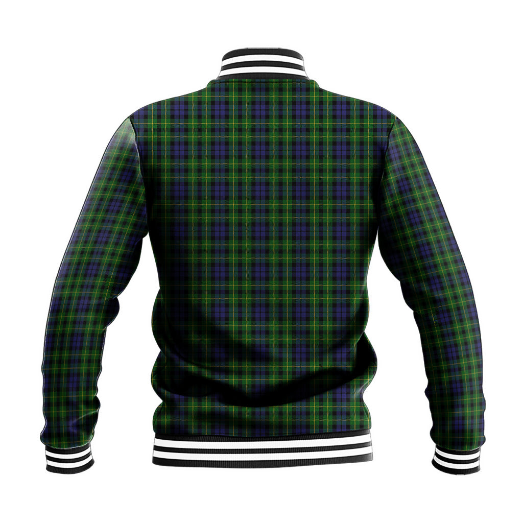 Campbell of Breadalbane Tartan Baseball Jacket with Family Crest - Tartan Vibes Clothing