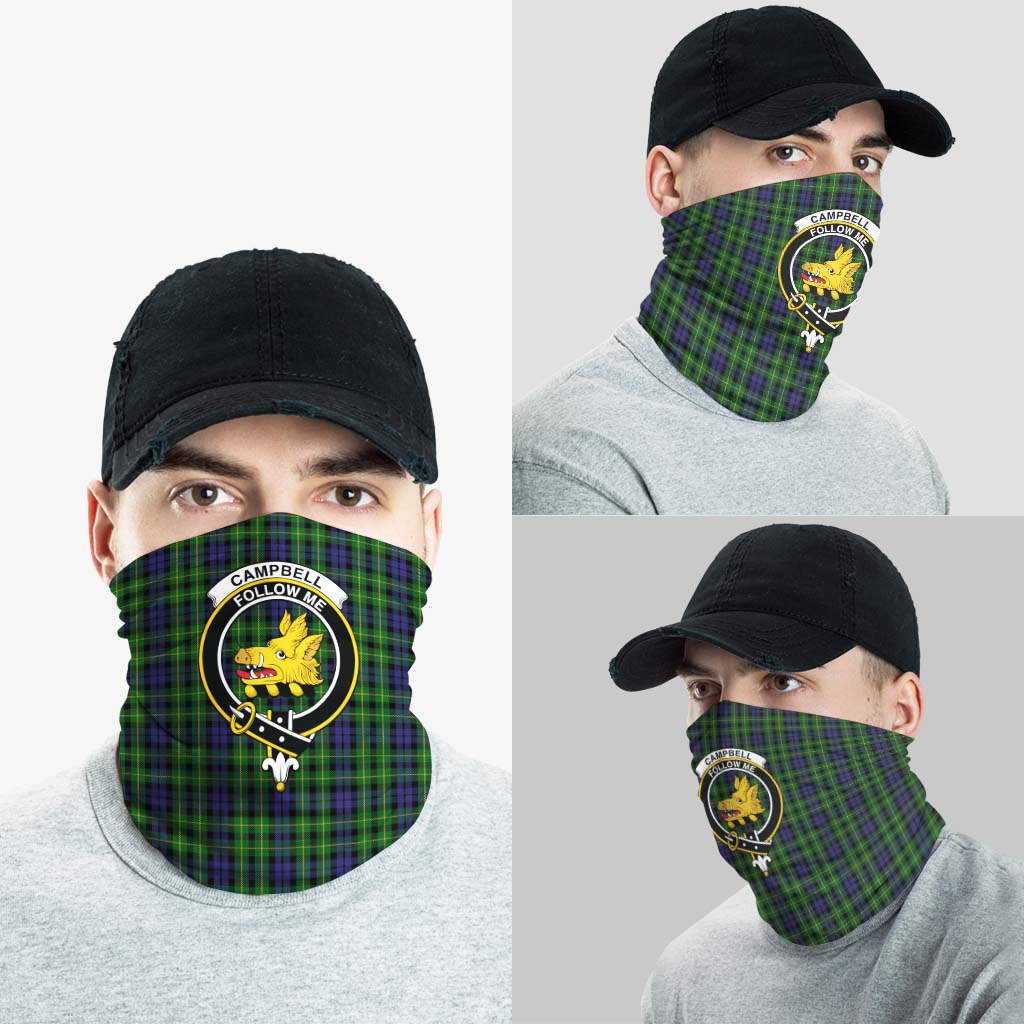 Campbell of Breadalbane Tartan Neck Gaiters, Tartan Bandanas, Tartan Head Band with Family Crest