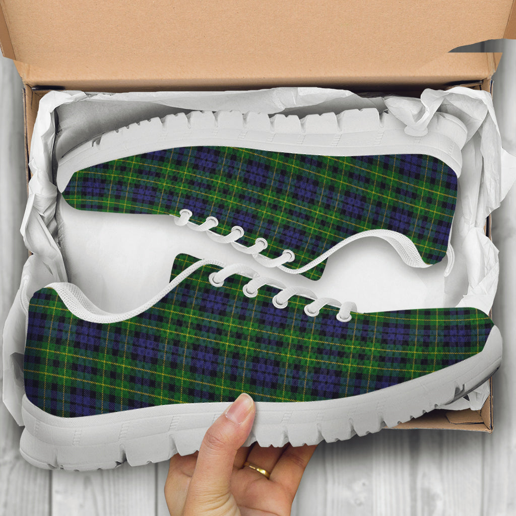 Campbell of Breadalbane Tartan Sneakers - Tartan Vibes Clothing