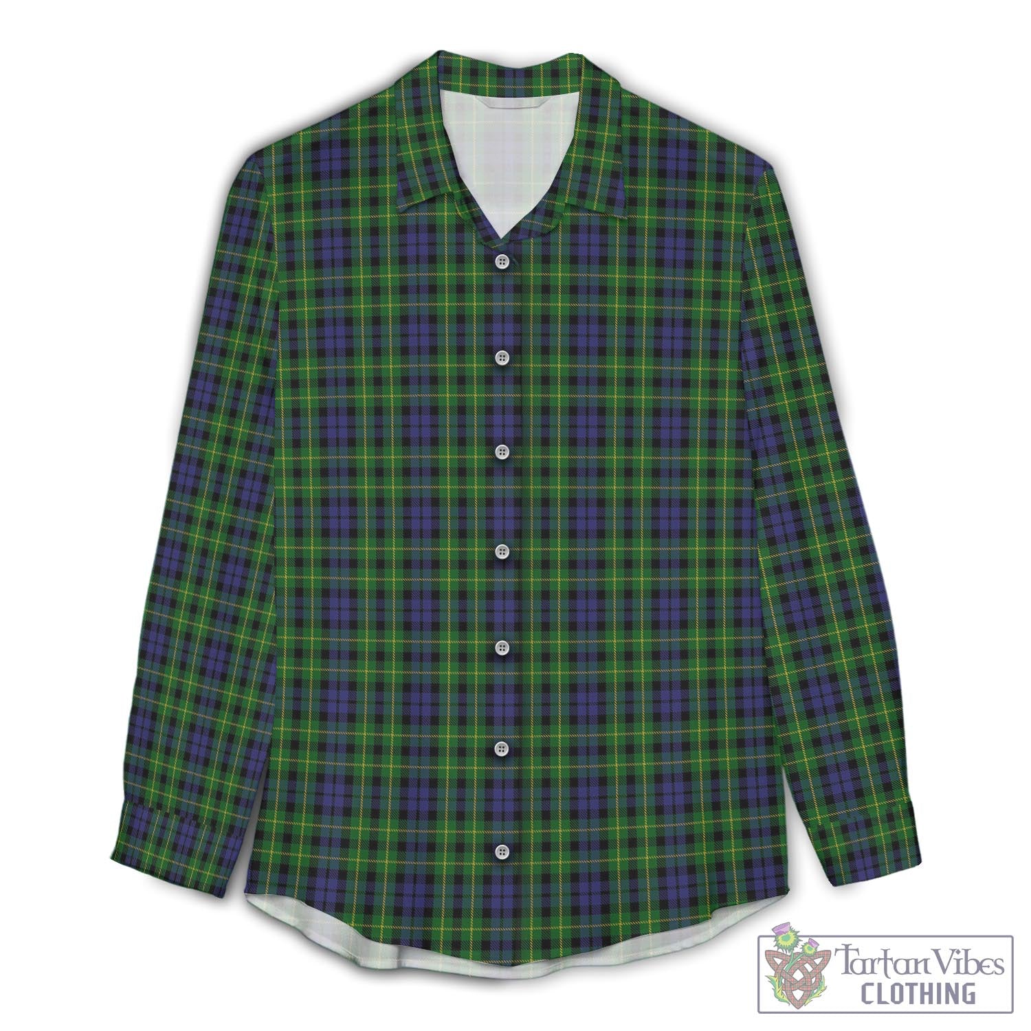 Campbell of Breadalbane Tartan Womens Casual Shirt