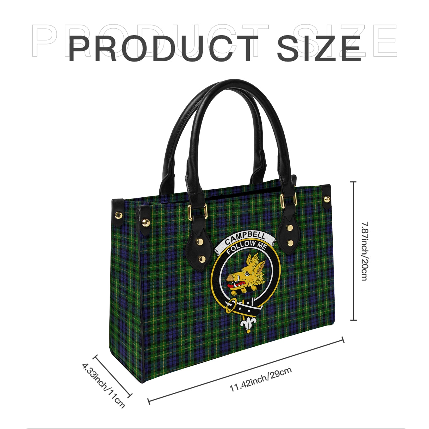 campbell-of-breadalbane-tartan-leather-bag-with-family-crest