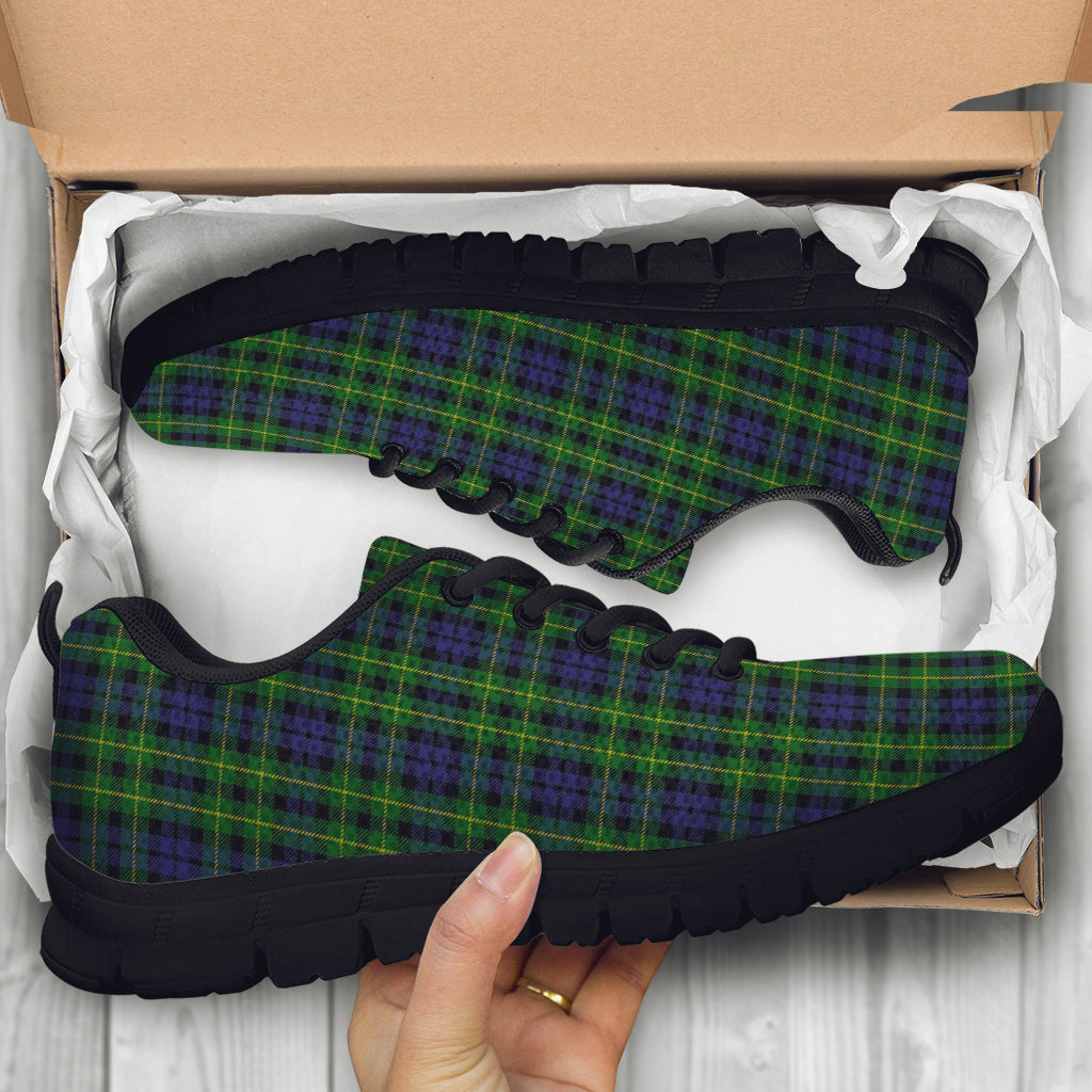 Campbell of Breadalbane Tartan Sneakers - Tartan Vibes Clothing