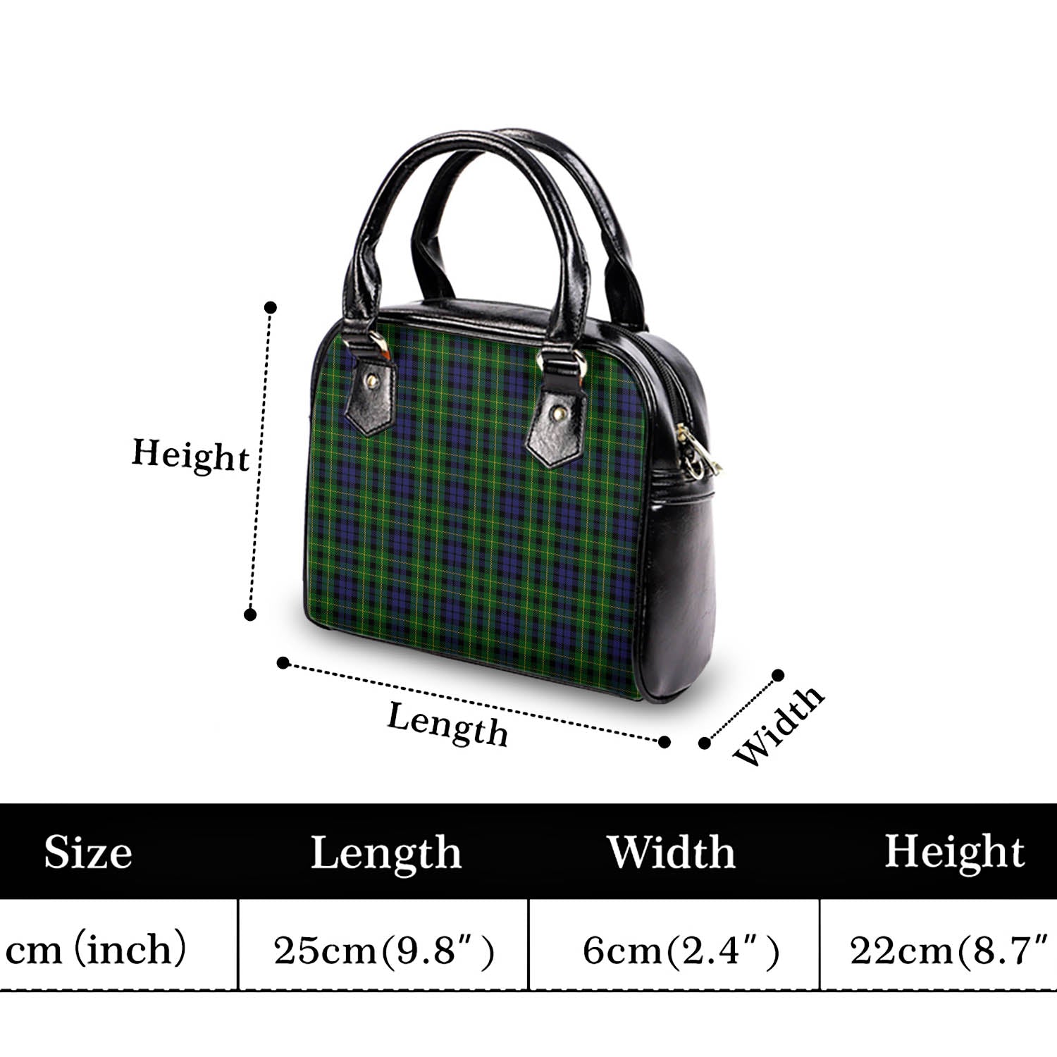 Campbell of Breadalbane Tartan Shoulder Handbags - Tartanvibesclothing