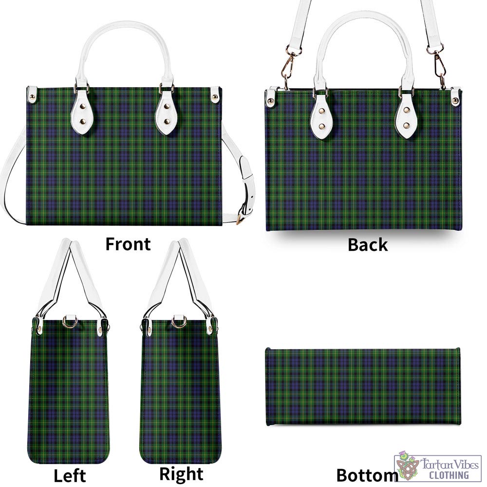 Tartan Vibes Clothing Campbell of Breadalbane Tartan Luxury Leather Handbags