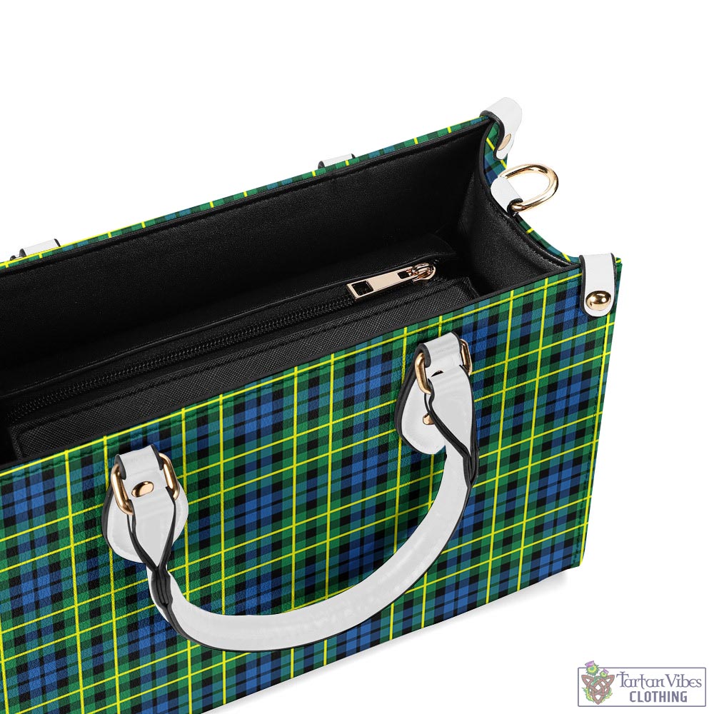 Tartan Vibes Clothing Campbell of Breadalbane Ancient Tartan Luxury Leather Handbags