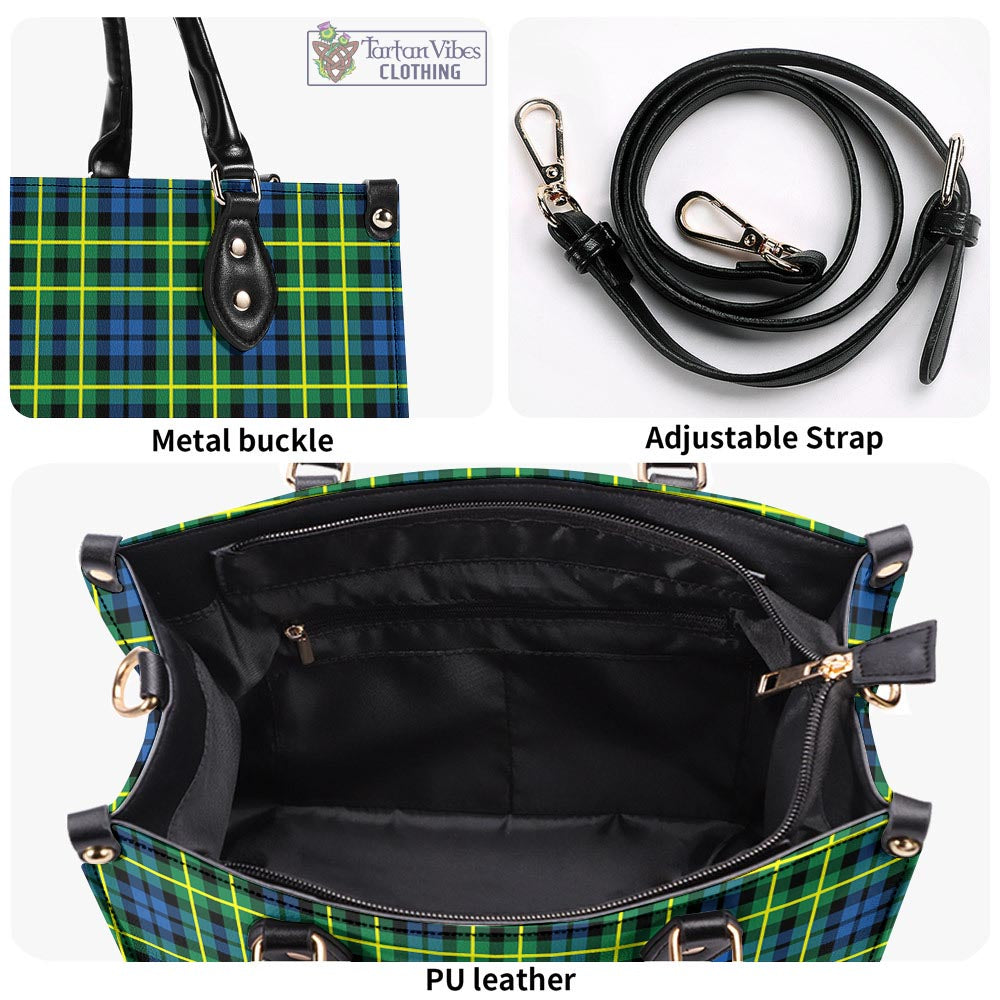 Tartan Vibes Clothing Campbell of Breadalbane Ancient Tartan Luxury Leather Handbags