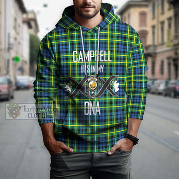 Campbell of Breadalbane Ancient Tartan Hoodie with Family Crest DNA In Me Style