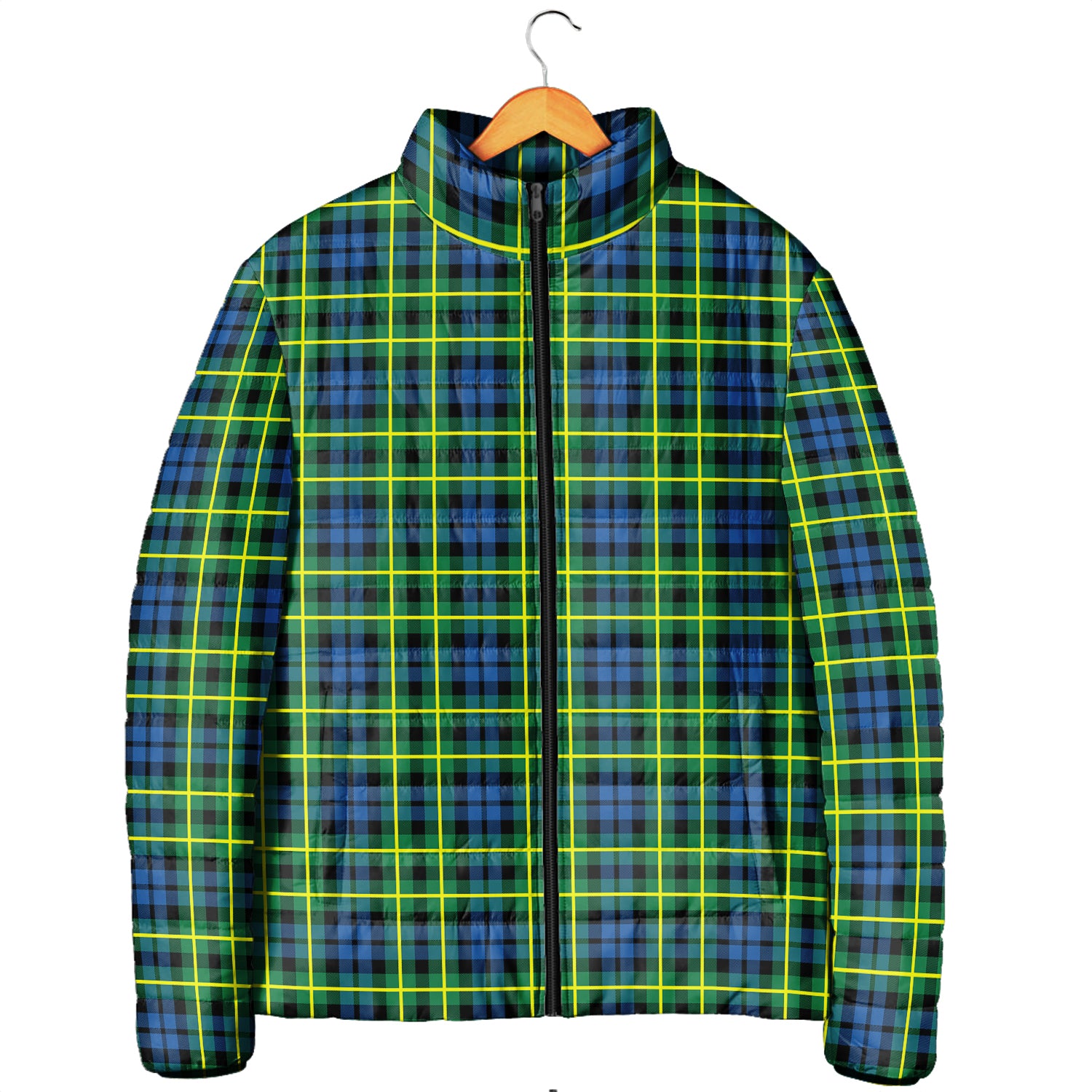 Campbell of Breadalbane Ancient Tartan Padded Jacket Men's Padded Jacket - Tartan Vibes Clothing