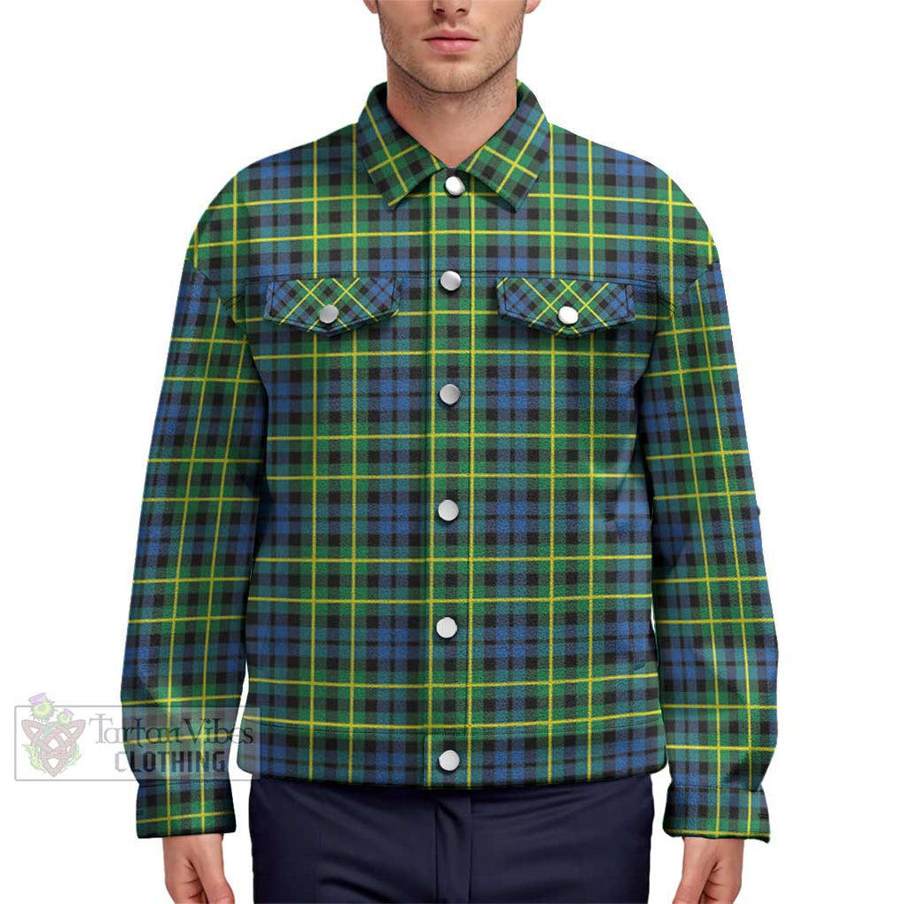 Campbell of Breadalbane Ancient Tartan Unisex Lapel Cotton Jacket Unisex - Tartan Vibes Clothing