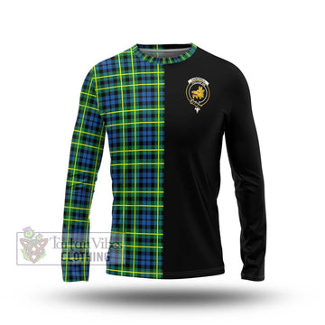 Campbell of Breadalbane Ancient Tartan Long Sleeve T-Shirt with Family Crest and Half Of Me Style