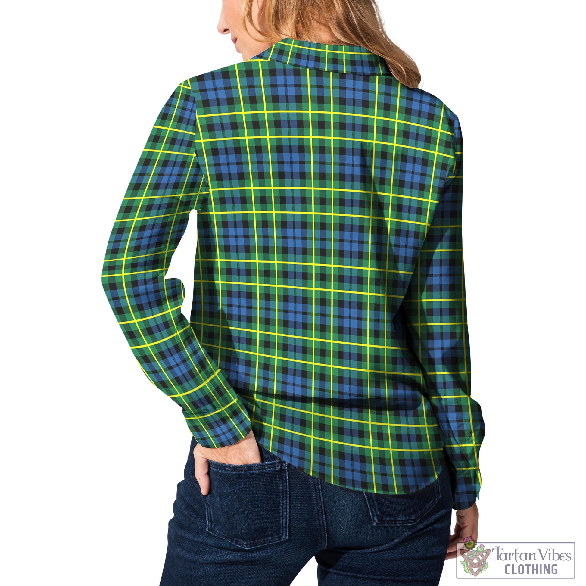 Campbell of Breadalbane Ancient Tartan Womens Casual Shirt