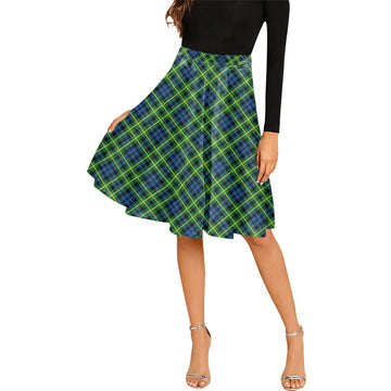 Campbell of Breadalbane Ancient Tartan Melete Pleated Midi Skirt